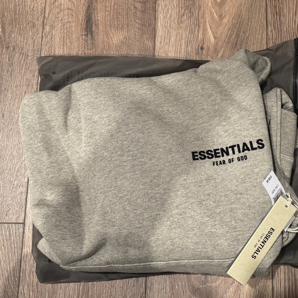 Fear of God Essentials Heather Gray Pullover